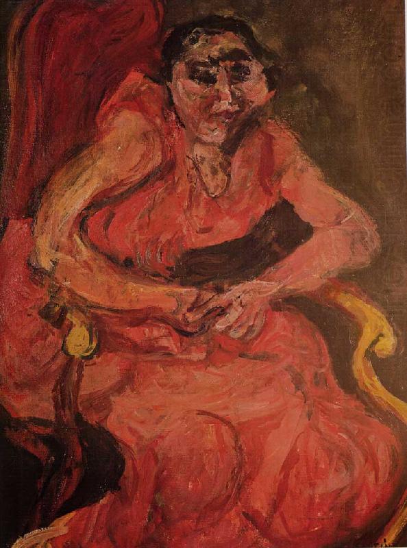 Chaim Soutine Woman in Pink